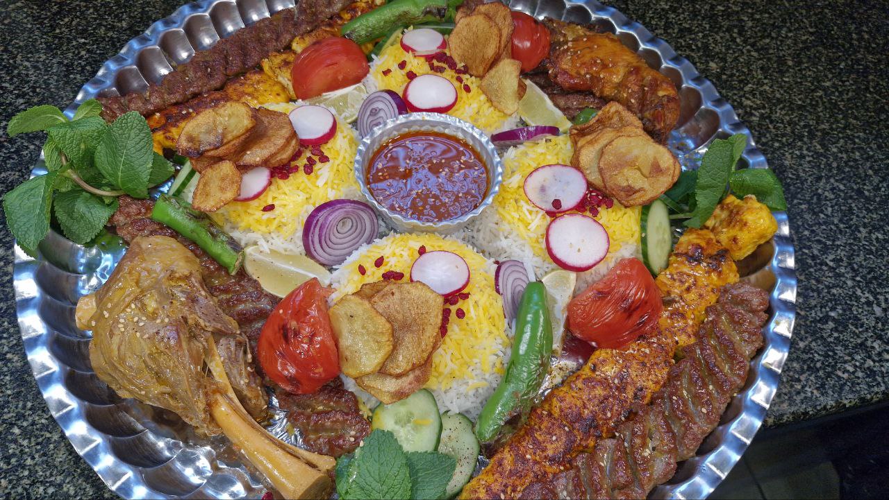 Grillplatte für mehrere Personen